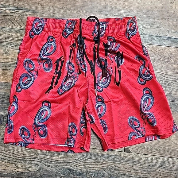 Vintage Men's Swim Shorts with Pockets - Picture 2 of 4